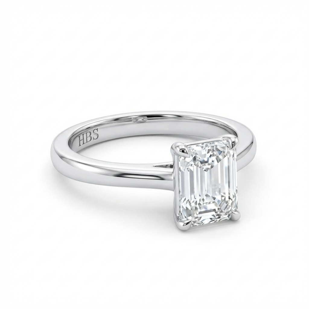 SoHo Emerald Solitaire Ring