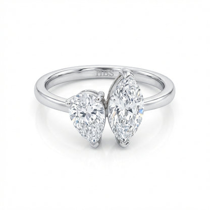 SoHo Dual Pear Statement Ring