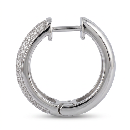 SoHo Pavé Hoop Earrings