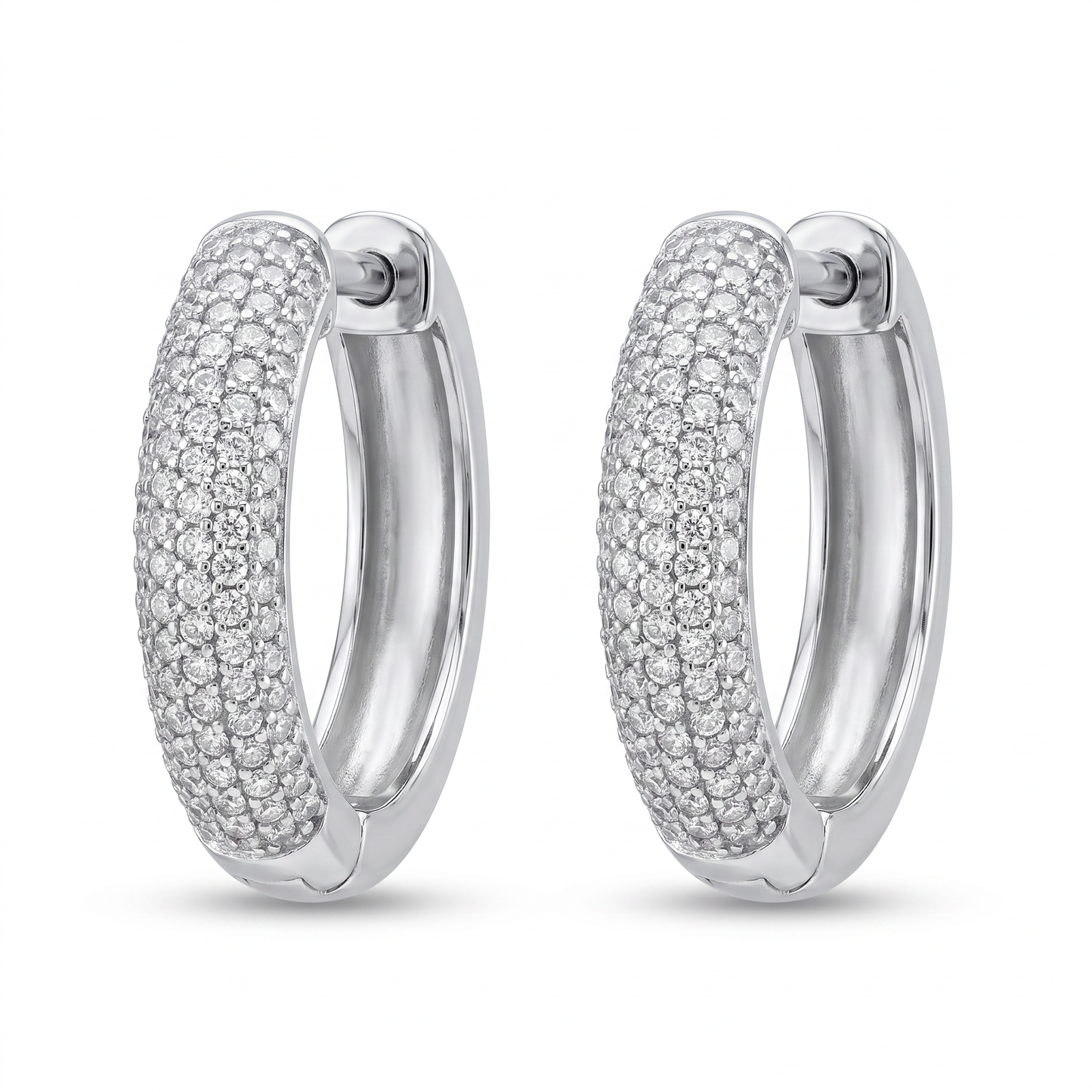 SoHo Pavé Hoop Earrings