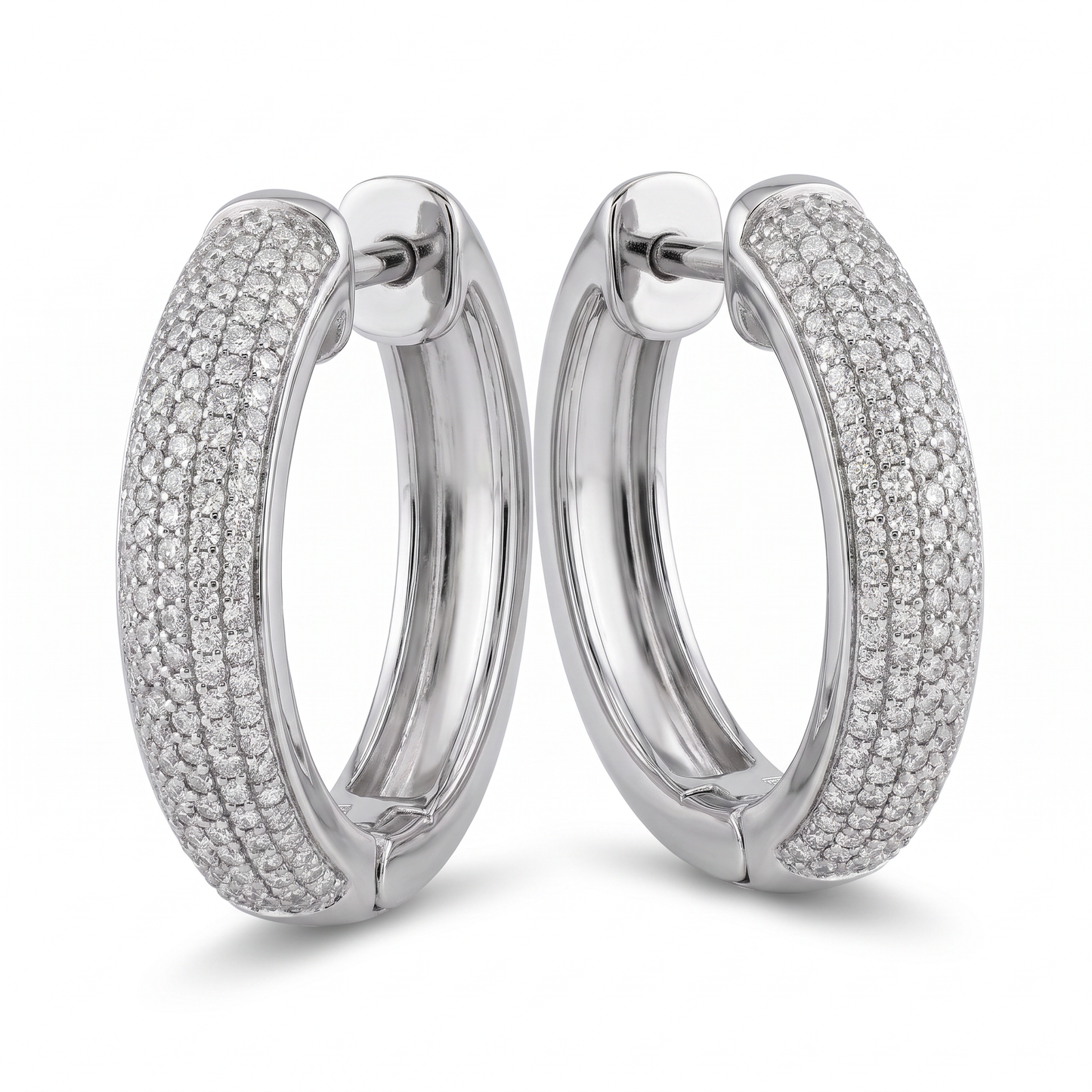 SoHo Pavé Hoop Earrings