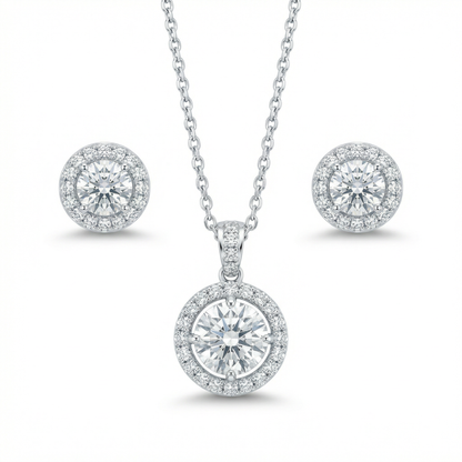 Lexington Halo Set - Pendant Necklace