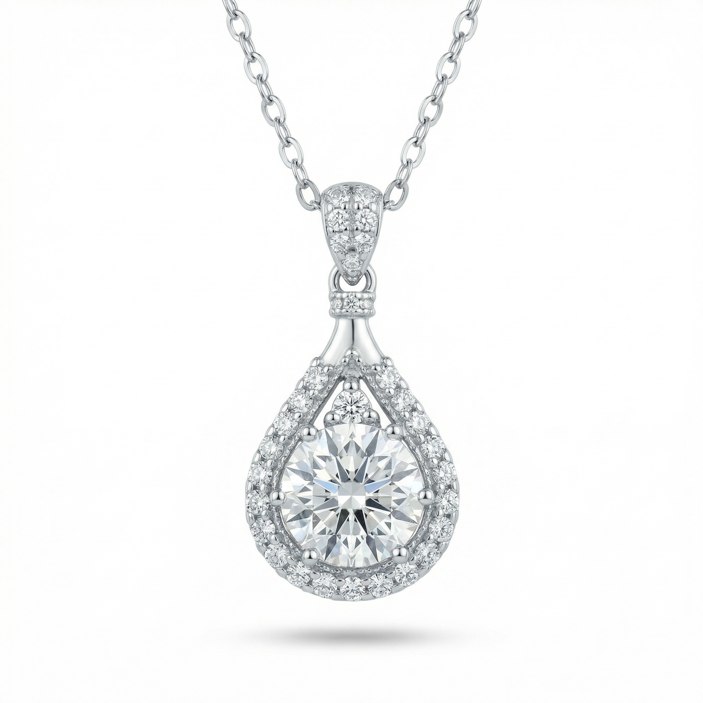Fifth Avenue Halo Drop Pendant