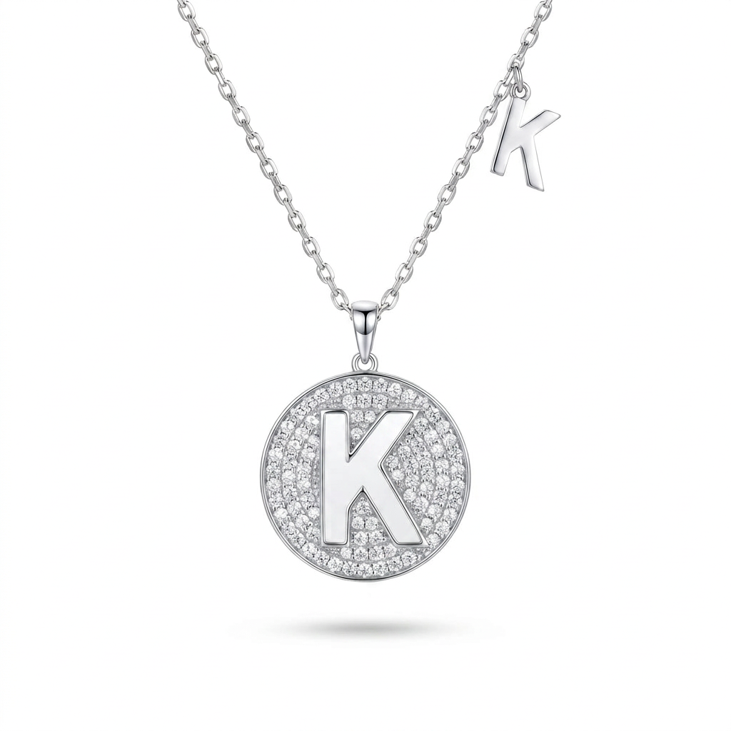 SoHo Initial Medallion Pendant