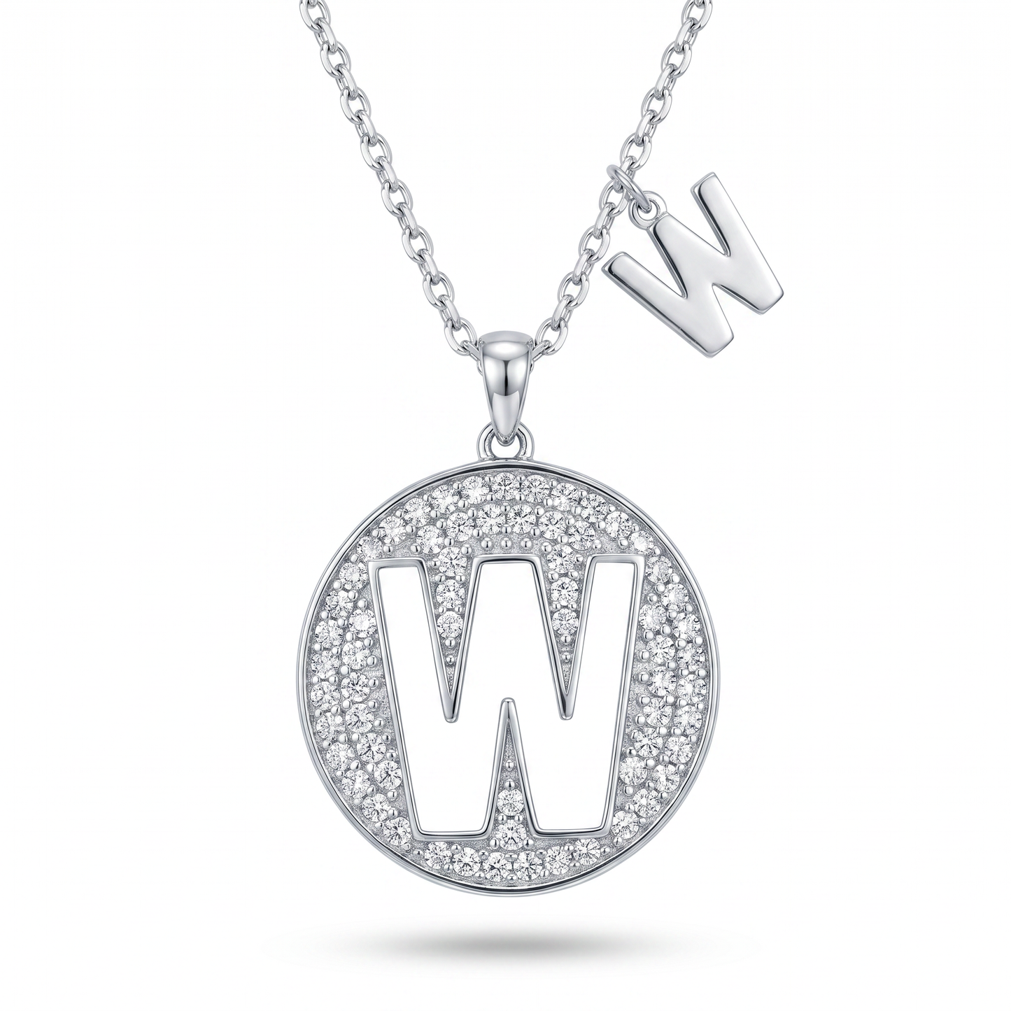 SoHo Initial Medallion Pendant