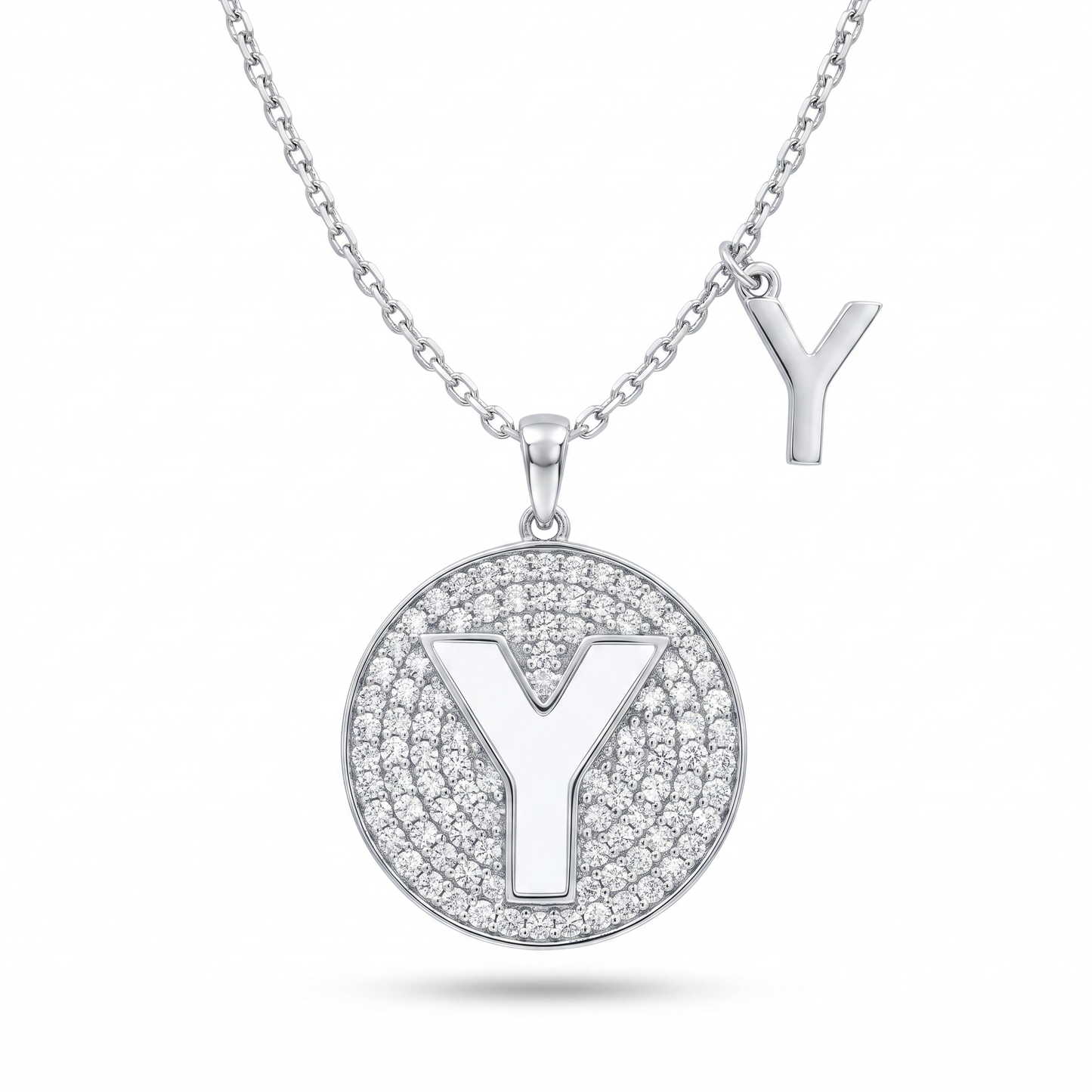 SoHo Initial Medallion Pendant