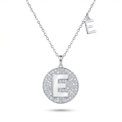 SoHo Initial Medallion Pendant