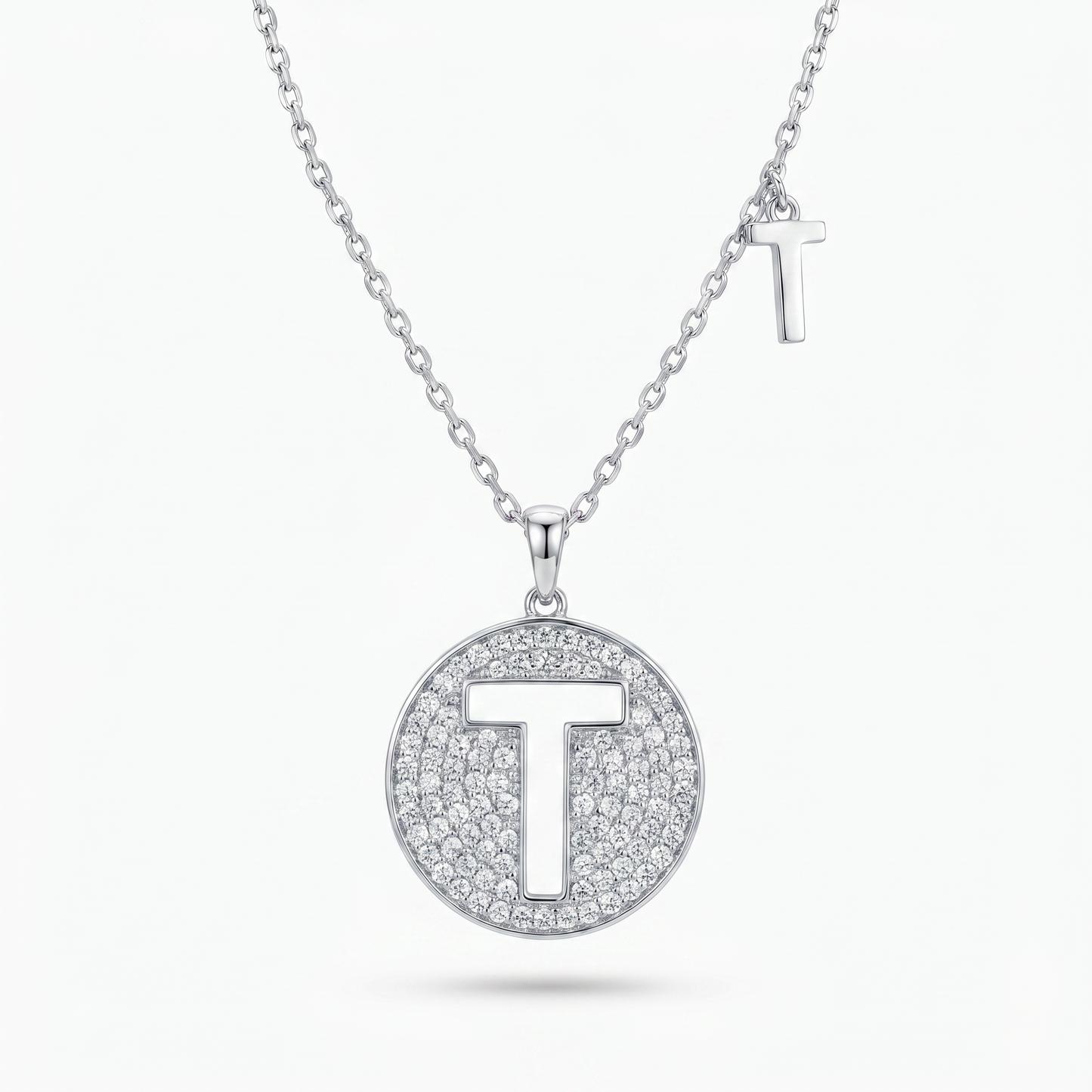 SoHo Initial Medallion Pendant
