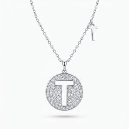 SoHo Initial Medallion Pendant