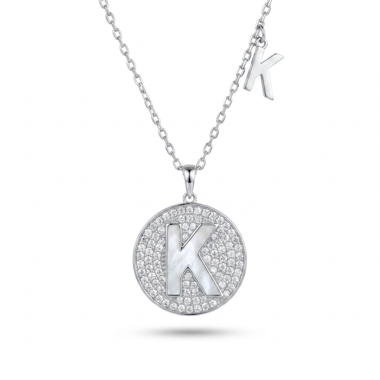 SoHo Initial Medallion Pendant