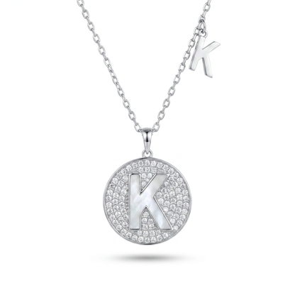 SoHo Initial Medallion Pendant