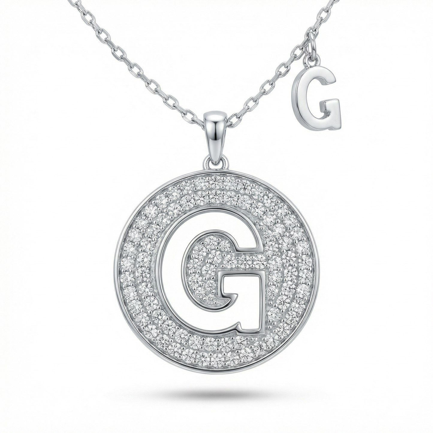 SoHo Initial Medallion Pendant