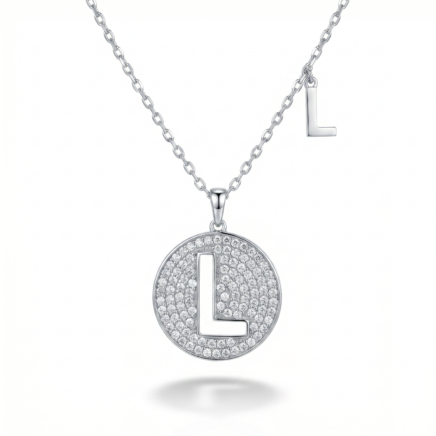 SoHo Initial Medallion Pendant