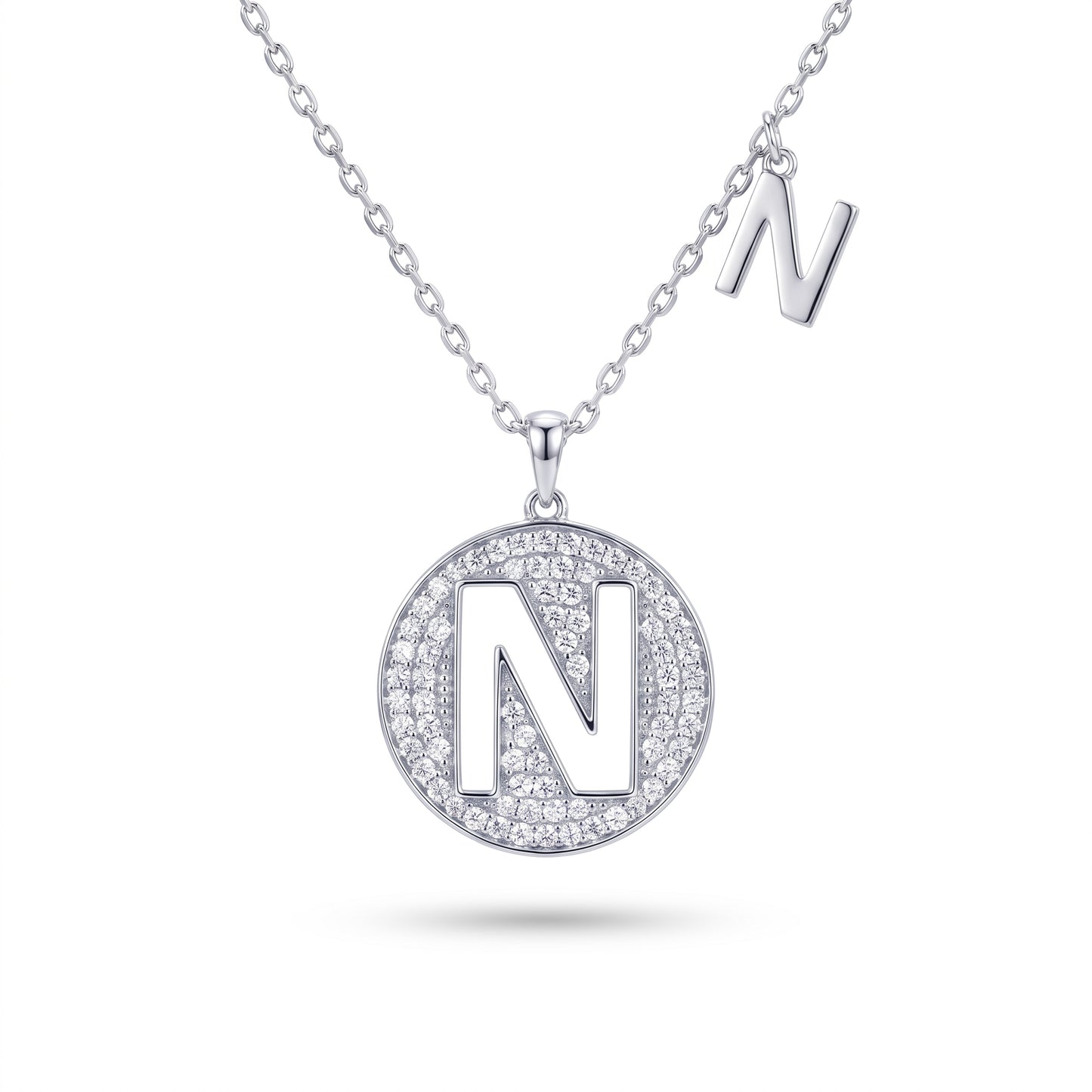 SoHo Initial Medallion Pendant