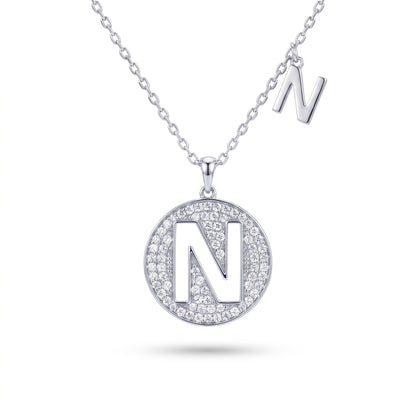 SoHo Initial Medallion Pendant