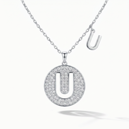 SoHo Initial Medallion Pendant