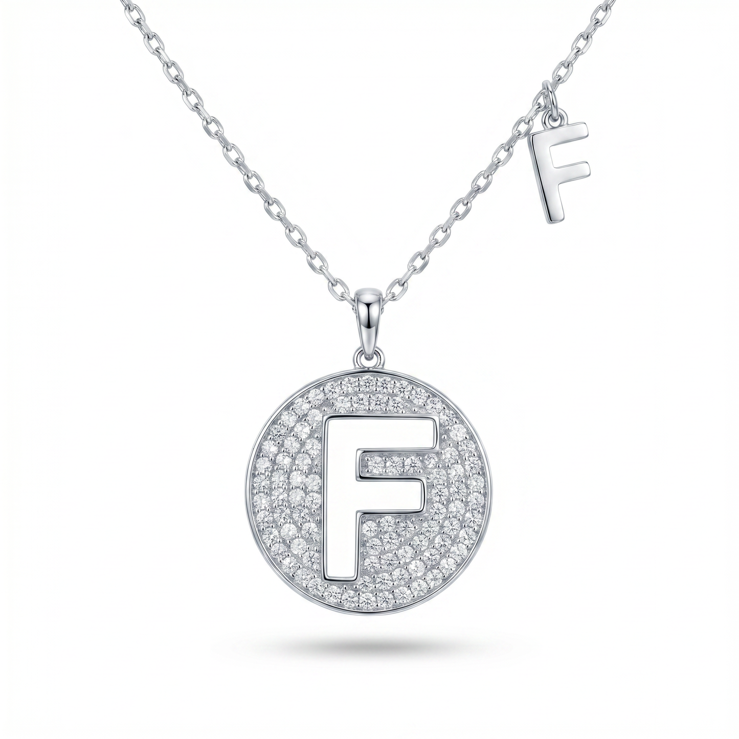 SoHo Initial Medallion Pendant