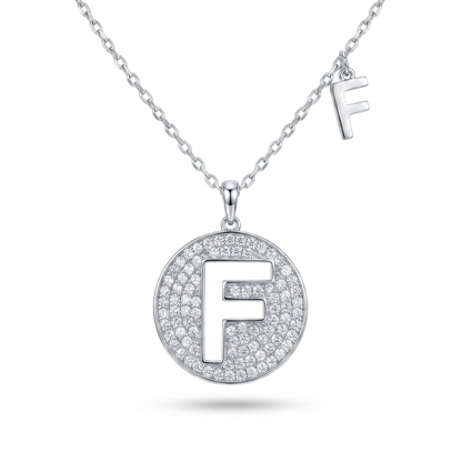 SoHo Initial Medallion Pendant