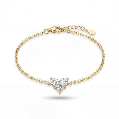 Tribeca Heart Trio Bracelet