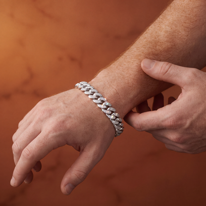 New York Cuban Pavé Bracelet
