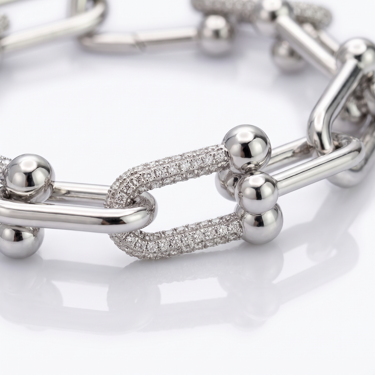 New York Link Silver Chain