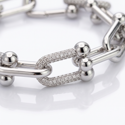 New York Link Silver Chain