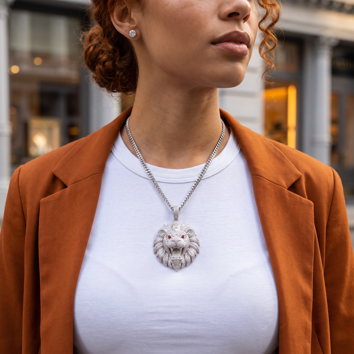 Empire Lion Head Pendant