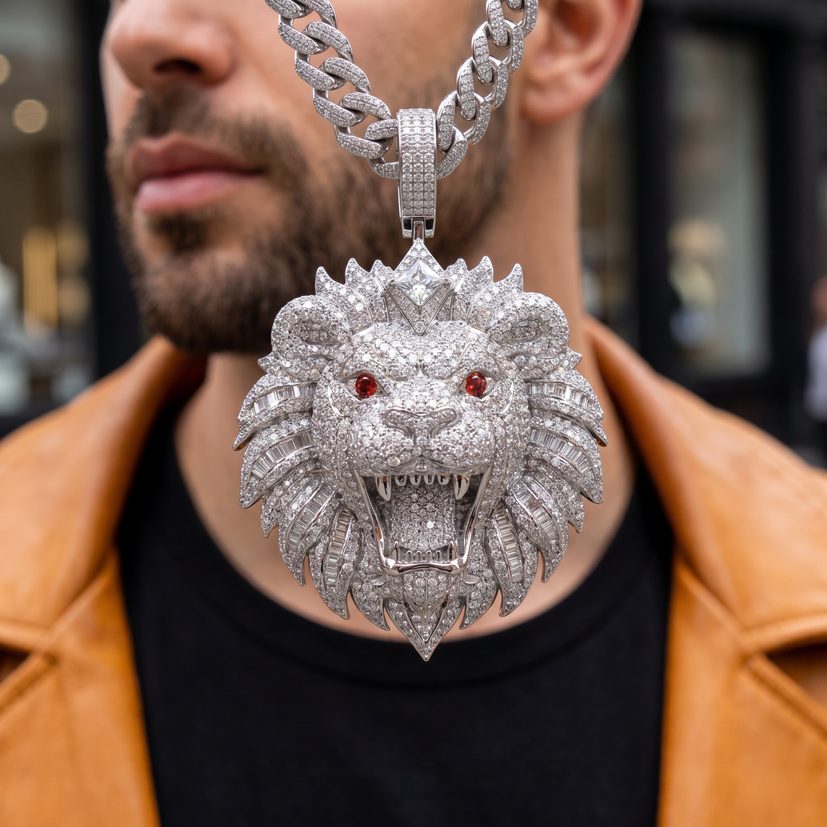 Empire Lion Head Pendant