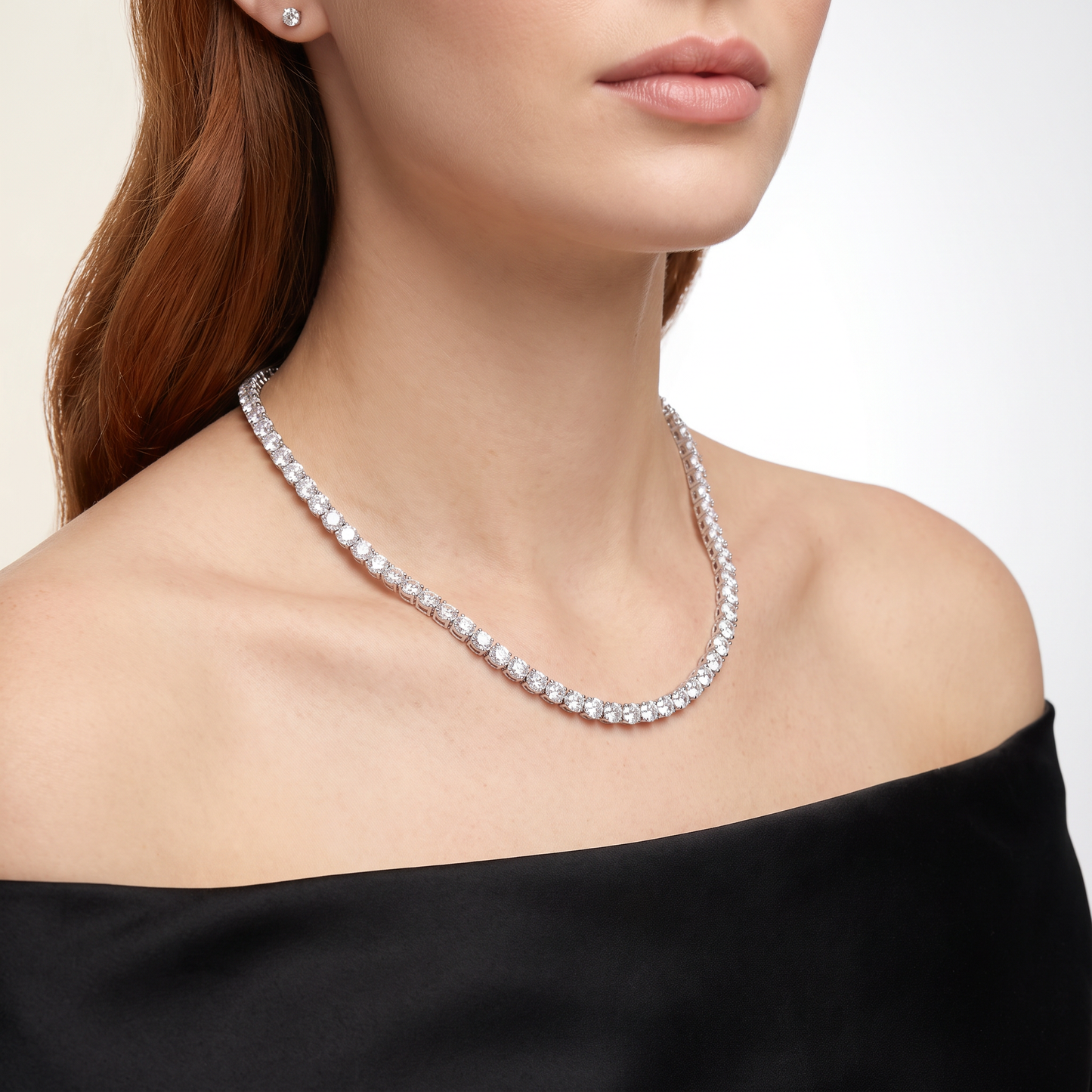 SoHo Ice Line Moissanite Tennis Chain