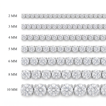 SoHo Ice Line Moissanite Tennis Chain